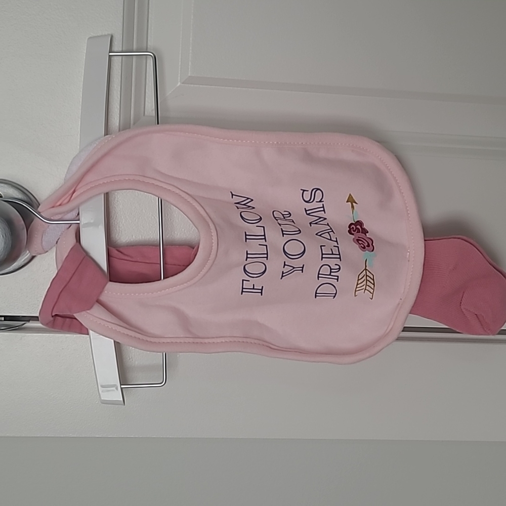 Baby girl bib